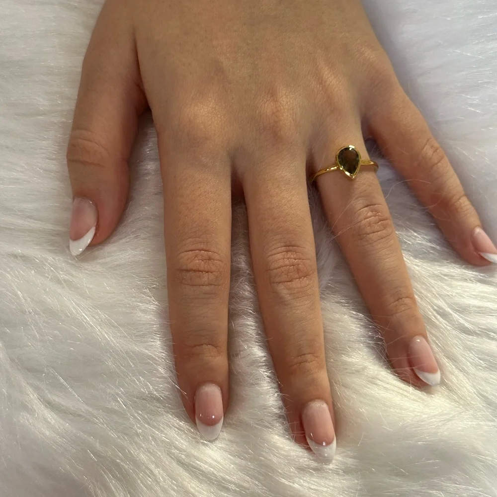 925 GF real Citrine stone made in italy